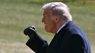 Donald Trump said that once the conflict ends, the US and its allies would bring Iran back 'from the brink of destruction'. AFP