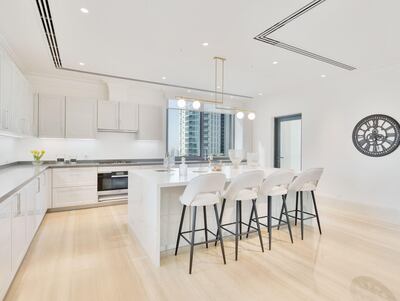 A modern, well-contained kitchen with SieMatic finishings. Courtesy Luxhabitat Sotheby's International Realty