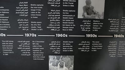 Ramesh Shukla arrived in the UAE in 1965 from Mumbai. He met Sheikh Zayed not long after, at the Sharjah CAmel Festival. Chris Whiteoak / The National