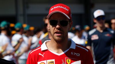 Sebastian Vettel got into trouble over his collision with Lewis Hamilton at baku. David Mdzinarishvili / Reuters