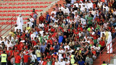 Fans at the Fujairah Stadium will have the chance to see Patrick Friday Eze up close this season, with big things expected of the Nigerian striker. Sarah Dea / The National