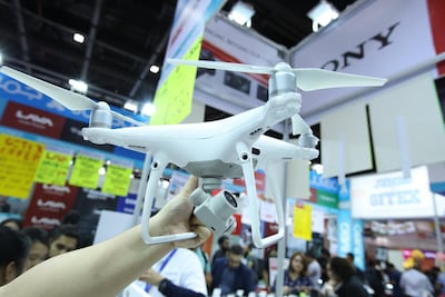 Learn how to pilot a drone. Courtesy Gitex