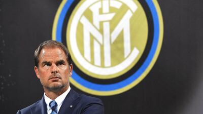 Inter Milan manager Frank de Boer, who took over from Roberto Mancini in the summer, has suffered a few setbacks already this season. Daniel dal Zennaro / EPA