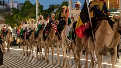 This is the eighth edition of the camel trek organised by the Hamdan bin Mohammed Heritage Centre.
