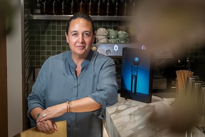 Restaurateur Natasha Sideris said fine dining has been hit hard by the Iran conflict. Antonie Robertson / The National