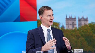 Chancellor Jeremy Hunt is expected to announce an increase to the national living wage during his speech to the Conservative Party Conference on Monday. Getty Images