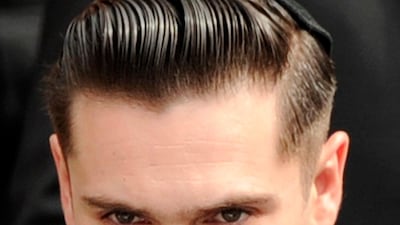 Reg Traviss, the former boyfriend of Winehouse, at the ceremony. AFP