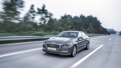 Hyundai claims the Genesis is more of a BMW 5 Series rival. Its performance is smooth and comes with a modern design. Courtesy Newspress