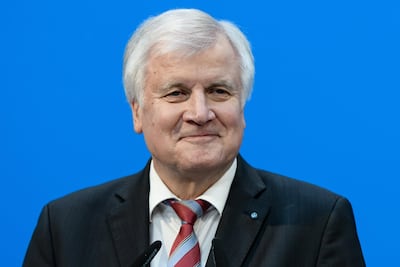 The state premier of the state of Bavaria and Chairman of the German Christian Social Union (CSU), Horst Seehofer, during a press conference following coalition talks held at the CDU headquarters Konrad-Adenauer-Haus, in Berlin. EPA