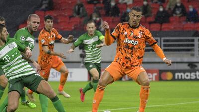 Juventus' Cristiano Ronaldo in action. EPA