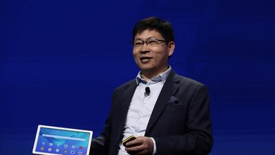 Richard Yu, Huawei's consumer business chief executive. Simon Dawson/Bloomberg