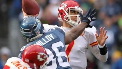 Quarterback Matt Cassel moved from Kansas City Chiefs to the Minnesota Vikings.