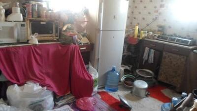 The inside of an illegal home nursery raided and shut down in 2013, where 17 children were found in the care of one woman.