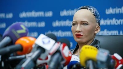 Firm behind humanoid robot Sophia will set up a facility in Dubai. Reuters