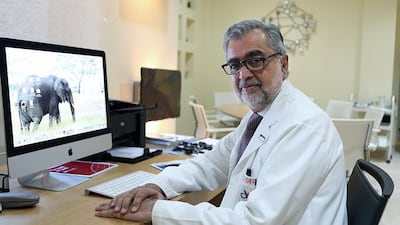 Dr Nasim Ashraf of DNA Health Centre, says ‘Through the DNA blueprint of an individual, we are able to determine their future risks of diseases.’ Satish Kumar / The National