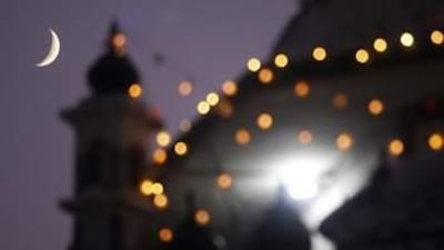 Ramadan is celebrated for a lunar month, with fasting from sunrise to sunset. Channi Anand / AP