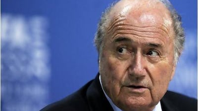 FIFA President Sepp Blatter was elected unopposed after his challenger Hammam's candidature could not go through because of bribery allegations.