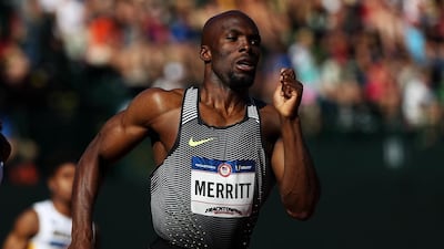 LaShawn Merritt runs in Round 1 of the Men's 400 m during the 2016 US Olympic Track & Field Team Trials at Hayward Field on July 1, 2016 in Eugene, Oregon. Patrick Smith / Getty Images