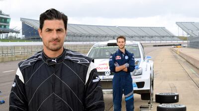 Alexis Conran, left, and mechanic Callum Colquhoun in the show Man V Expert, which debuts tomorrow. Courtesy Discovery Communications