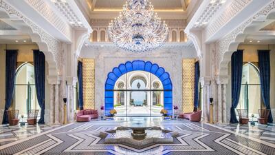 The lobby. Rixos Saadiyat Island
