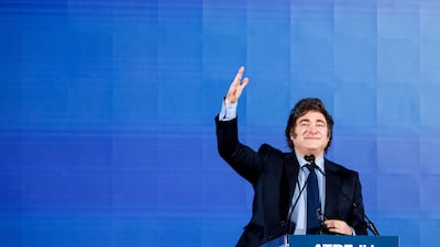 Javier Milei, Argentina's president, in Rome, Italy, on a state visit this month. Bloomberg