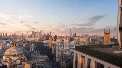 Views of the Big Ben and London Eye. Courtesy Northacre