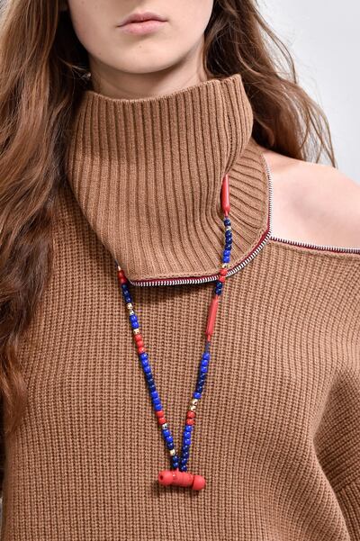 Beats by Dre x Sacai headpone necklace. Getty Images