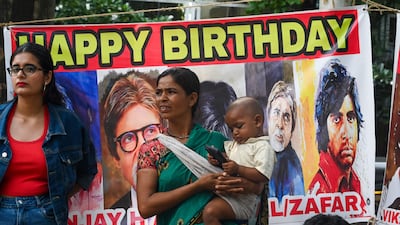 Fans gathered outside his house.