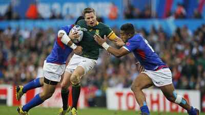 South Africa’s Jean de Villiers. Reuters