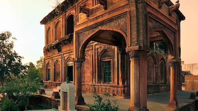 Shah Pir’s tomb in Meerut, Uttar Pradesh, is the mausoleum of a local saintly figure of the same name. The structure is superbly finished, with well-articulated arched recesses Photos Amit Pasricha