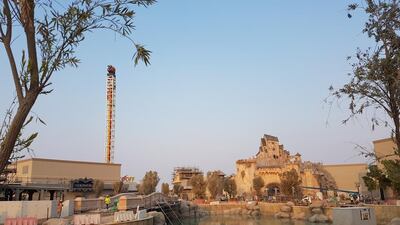 A view of Underworld, Hotel Transylvania, and Zombieland Blast Off at Motiongate Dubai. Courtesy of Motiongate Dubai