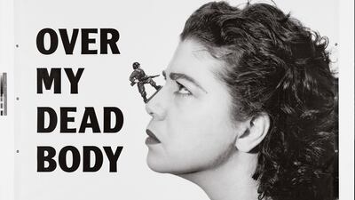 Mona Hatoum Over My Dead Body, one of almost 80 pieces on display at Mathaf: Arab Museum of Modern Art in Doha
