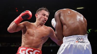 Gennady Golovkin was far too good for Steve Rolls at Madison Square Garden. AP Photo