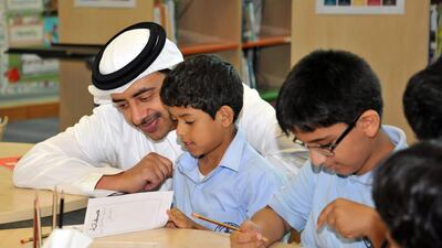 Sheikh Abdullah spoke to the children about the history of the UAE’s currency, and advised them on how to deal with some of the situations described in ‘The Clean Dirham’. Wam