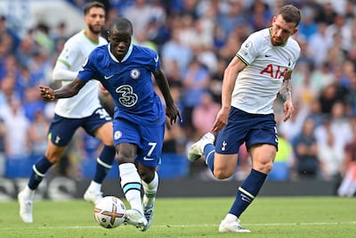 N'Golo Kante has not played for Chelsea since the 2-2 draw with Spurs on August 14 due to a hamstring injury. AFP