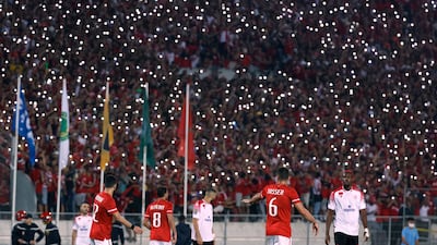 The atmosphere was electric throughout the match. Reuters