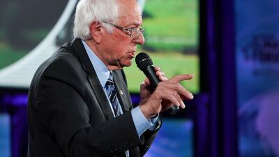 2020 Democratic presidential candidate US Senator Bernie Sanders at Georgetown University's Gaston Hall in Washington, U.S., September 19, 2019. Reuters