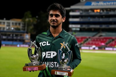 Pakistan's Saim Ayub was the player of the series in the preceding ODI series. AP