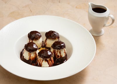The profiteroles are a must-try at Cetara. Photo: Address Downtown