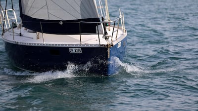 An average of 20 boats take part in the pursuit race every week. Chris Whiteoak / The National