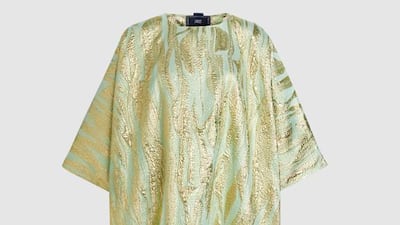 Kaftan by Taller Marmo, Dh4,365, designed for Ramadan and available exclusively at Themodist.com. Courtesy of The Modist