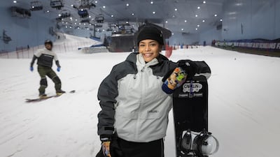 Amenah Al Muhairi is trying to qualify for the 2030 Winter Olympics.