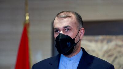 Iranian Foreign Minister Hossein Amirabdollahian visited Abu Dhabi. Reuters