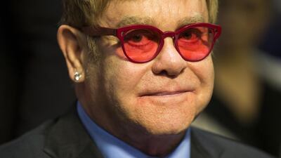 Musician Sir Elton John. AP