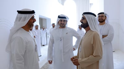 Sheikh Mohammed bin Rashid, Vice President and Ruler of Dubai, outlined the government's vision for the next decade, with the future of education, legal reform and a strong economy all key components. Photo: Wam