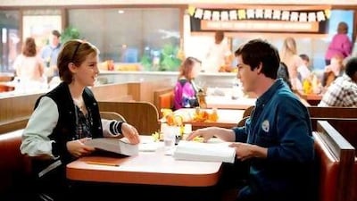 Emma Watson, left, and Logan Lerman in a scene from The Perks of Being a Wallflower. AP Photo