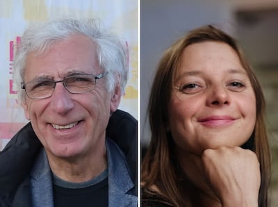 Jacques Paris and Cecile Kohler were transferred from Evin prison to the French embassy and are waiting to return to France. Family handout/AFP