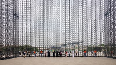 The architecture at the world’s fair is simply breathtaking. Photo: Expo 2020 Dubai