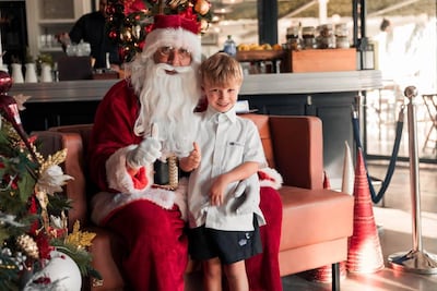 Meet the man in red at Maison Mathis. Courtesy Maison Mathis