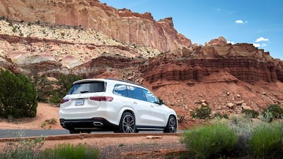 Desert driving in a GLS 580
